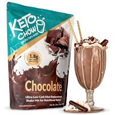 Keto Chow Full Review - Keto Chow milkshake package chocolate
