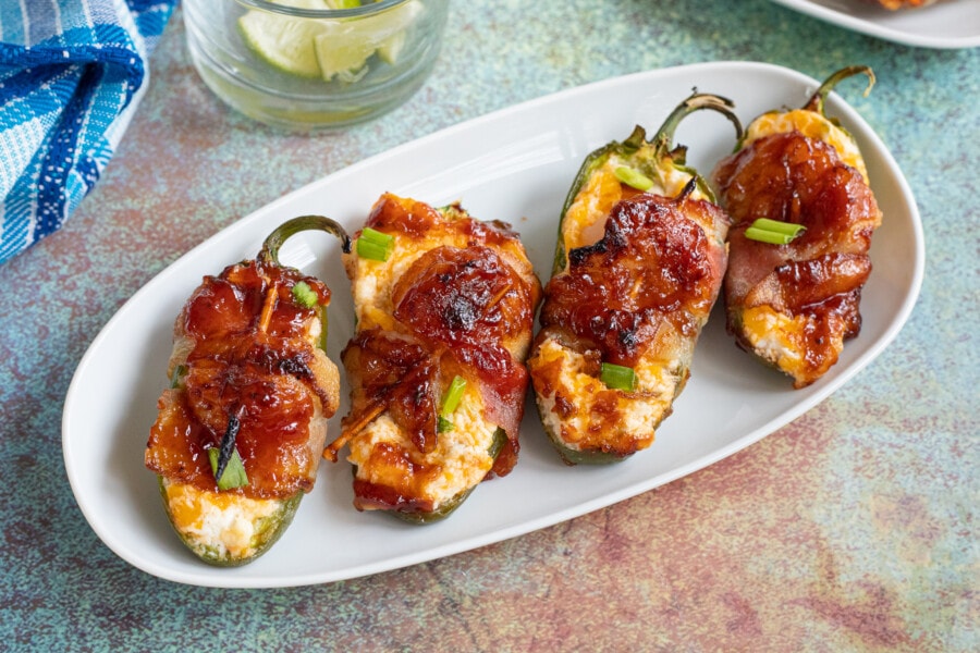 Bacon-Wrapped Jalapeno Poppers