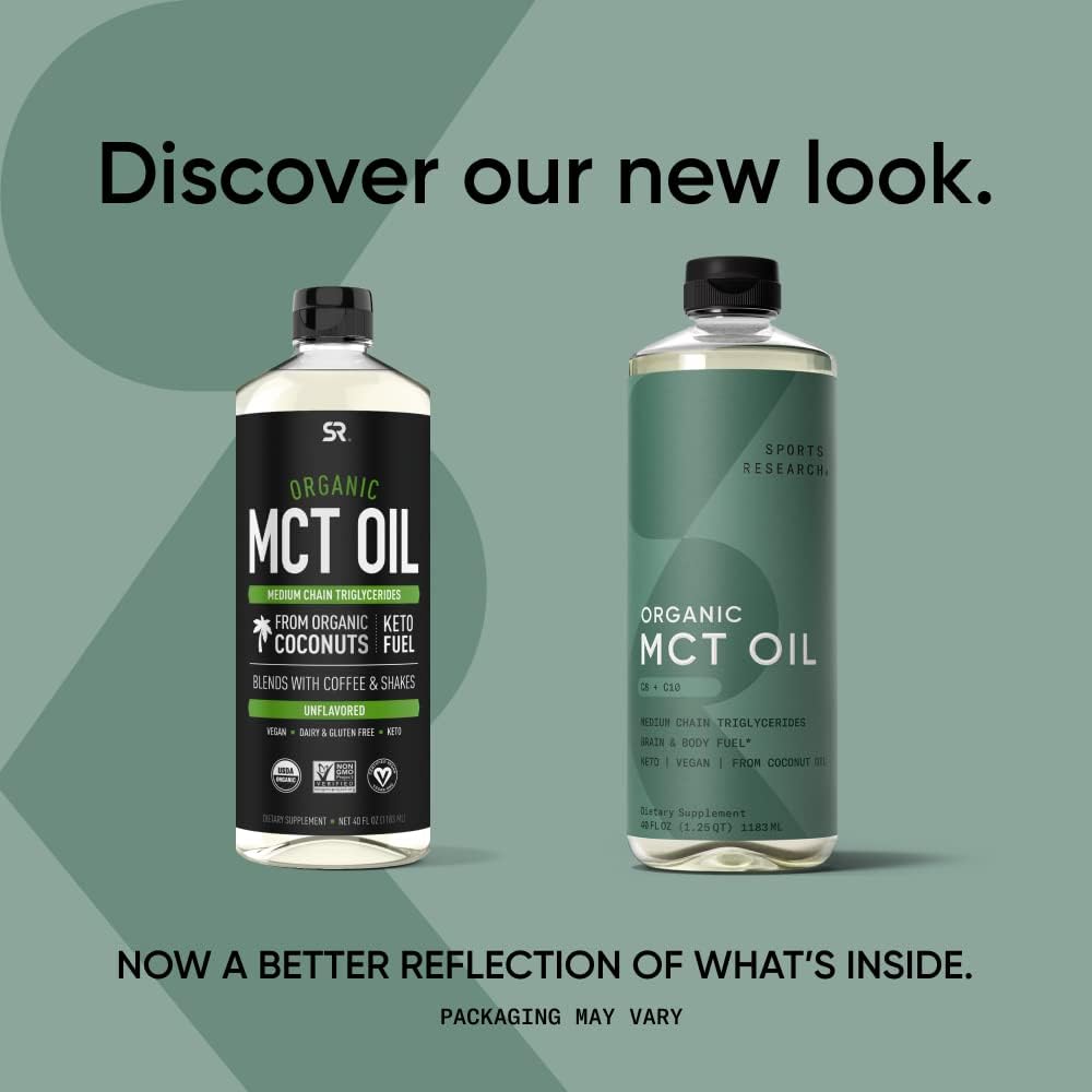Discover our new look - Organic MCT oil