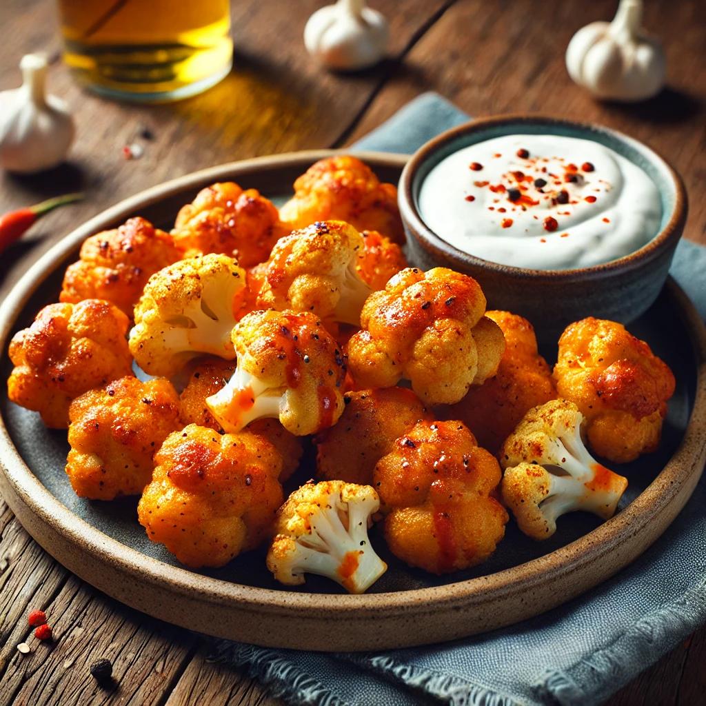 5 Quick Keto Diet Snacks: Buffalo Cauliflower Bites
