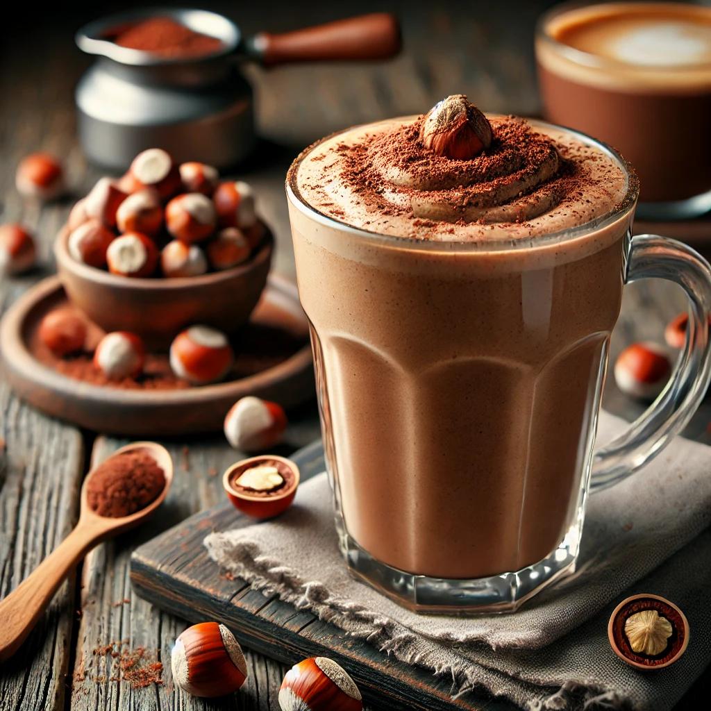 Best Keto Breakfast Smoothie Recipes - Mocha Hazelnut Keto Smoothie
