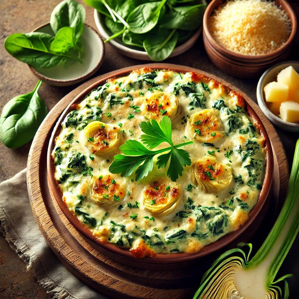 Keto Spinach Artichoke Dip