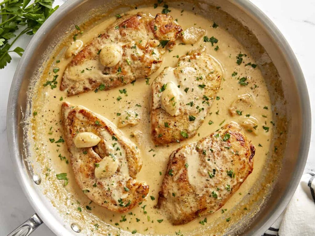 This creamy, garlicky chicken is rich, satisfying, and oh-so-keto.
