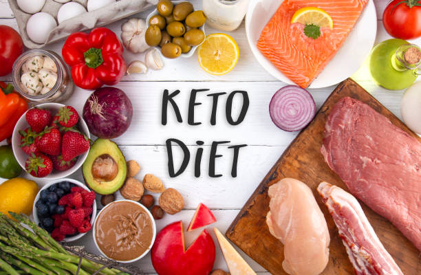 How is The Keto Diet Healthy?  - A Background of Healthy Food Perfect for a Low Carb Diet Like Keto